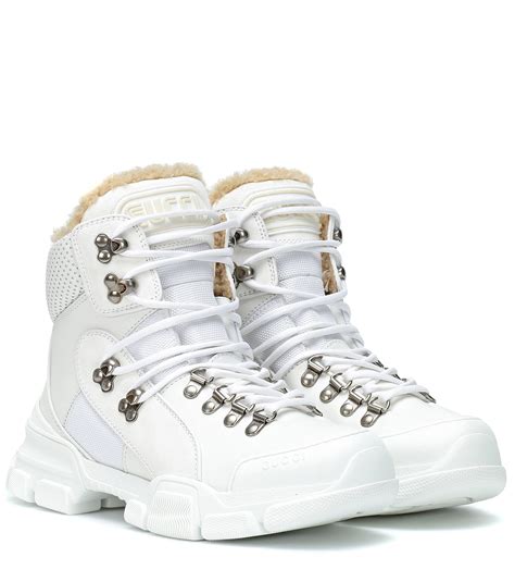 gucci white flashtrek sneakers|gucci flashtrek boots.